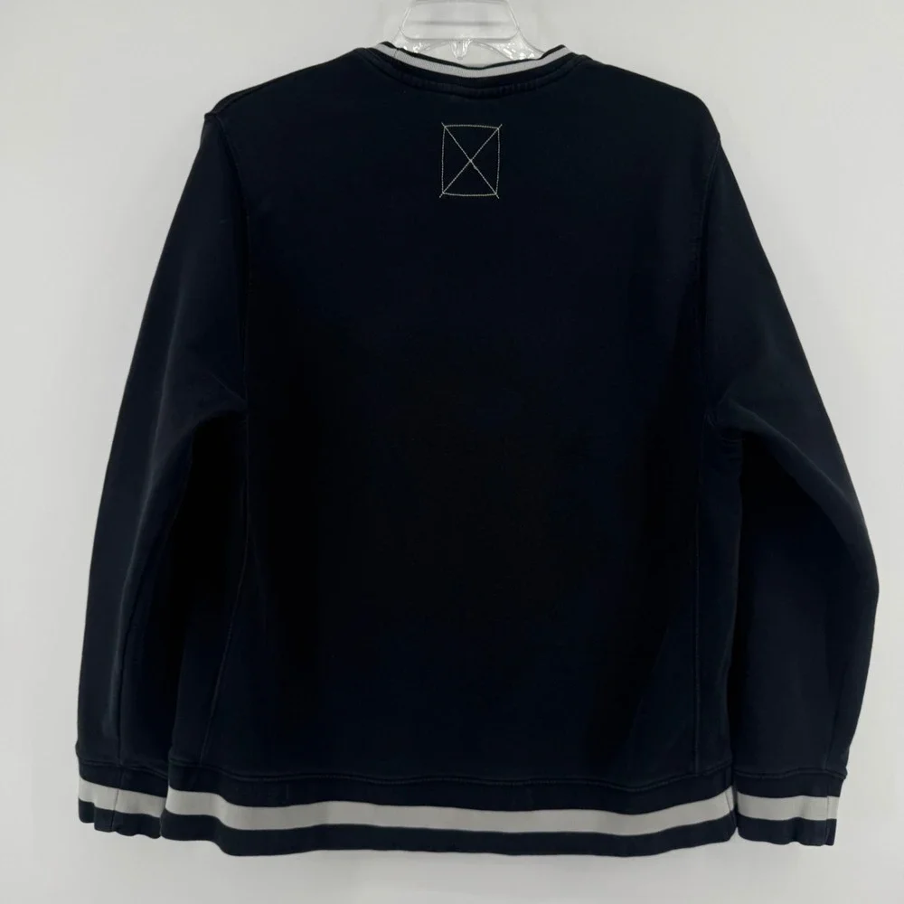 Nike Athletic Dept Crewneck Sweatshirt Black Size XL‎ Retro Preppy Collegiate